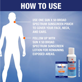 CoreTex Sun X 50 no white cast sunscreen for a clean look