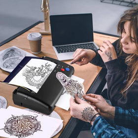 CORIEOSD Tattoo pattern transfer output delivers clear, smooth stencils.