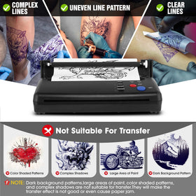 CORIEOSD Thermal Copier Printer controls highlight easy five-button operation.