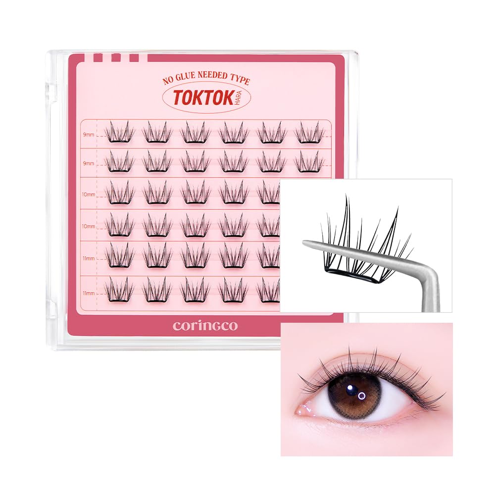 CORINGCO Toktok Hara Light lengths range 9–11 mm for natural to bold blends.