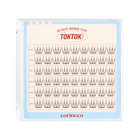 Coringco Toktok Hara Cherry Coke lashes offer bold look with no glue.