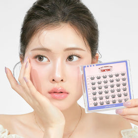 CORINGCO Toktok Hara Light lashes with natural look and glue-free application.