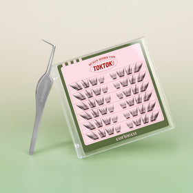 Corsingco Toktok Hara Light lashes in 9-11mm range for versatile looks.