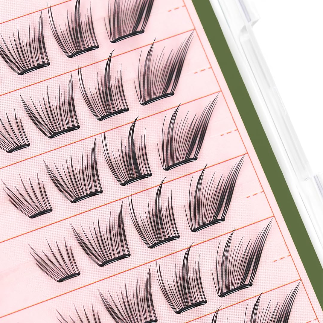 CORINGCO Toktok Hara Light self-adhesive lashes for a natural look with no glue needed.