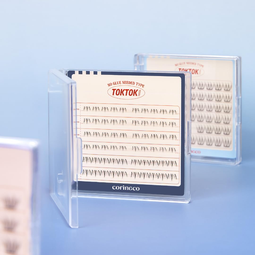 Waterproof, 24-hour wear keeps CORINGCO Toktok Hara lashes in place all day