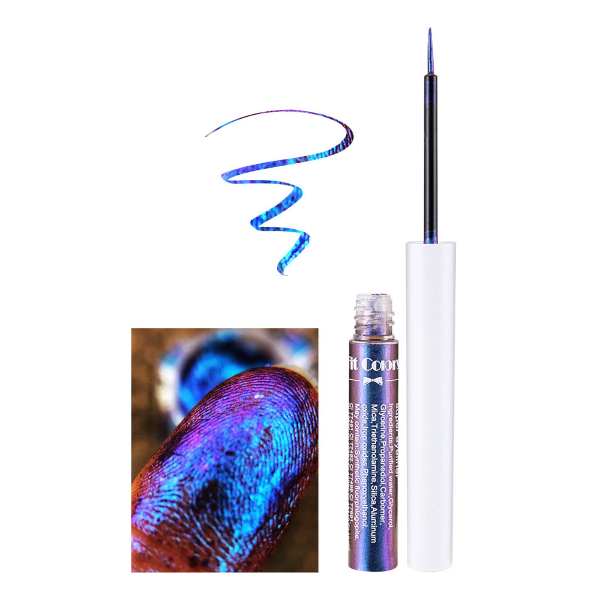 Corleone glitter eyeliner gift kit makes a stylish present for makeup lovers.