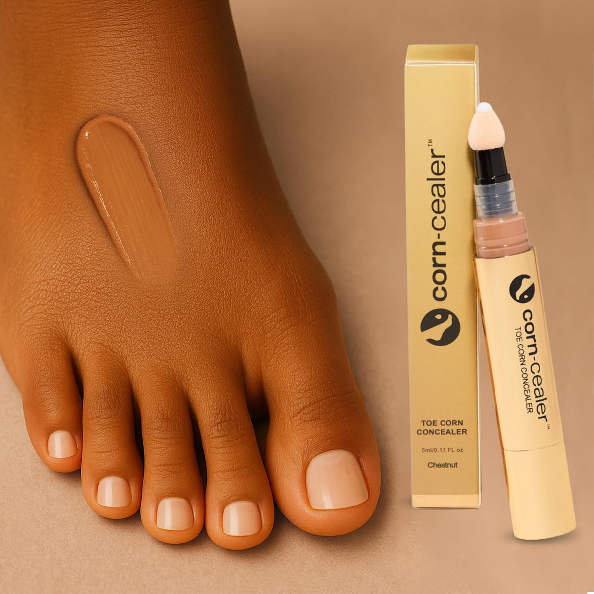 CORN-CEALER lets you wear sandals with more confidence.