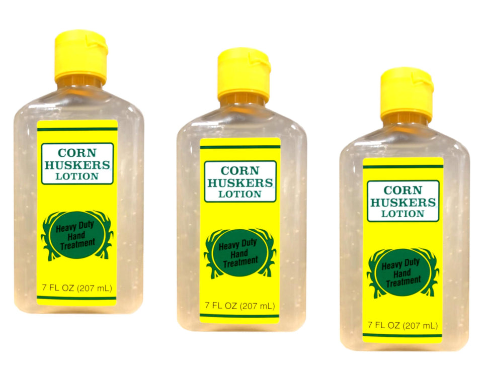Corn Huskers Hand Lotion packaging shown for durable, work-ready care