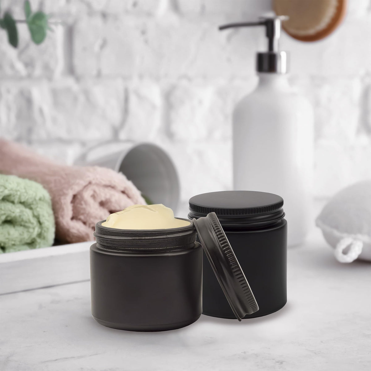 Cornucopia 4oz jar with included spatula for simple product access.