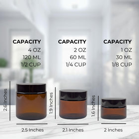 Cornucopia Brands jar with foam-liner lid ensures leak-free travel.