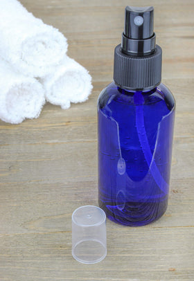 Compact Cornucopia Brands 4oz blue bottle travel-friendly size for on-the-go use.