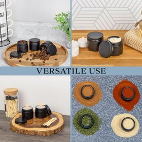 Cornucopia Brands black metal lid on jar shows secure sealing