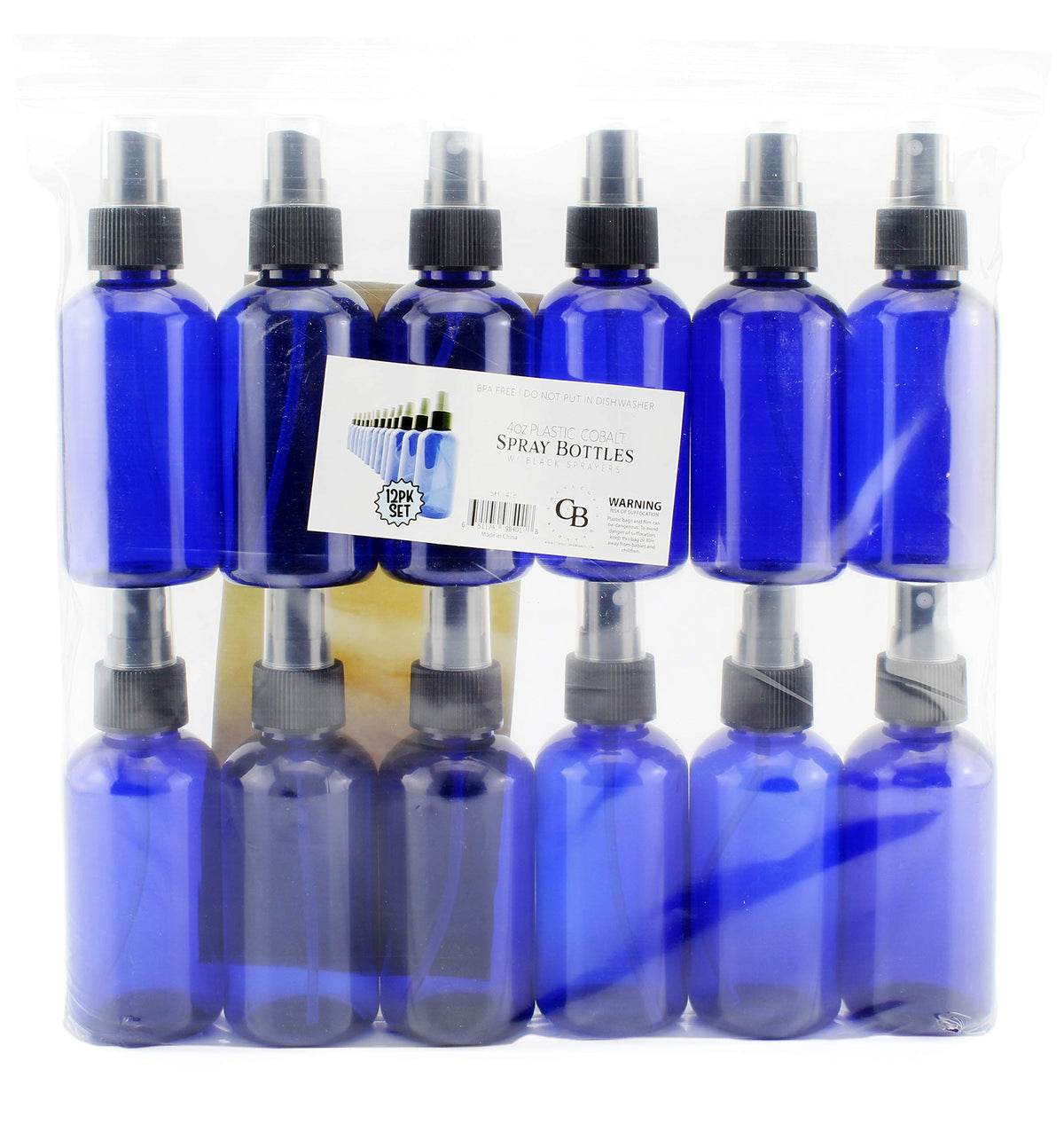 Cornucopia Brands BPA-free blue bottle for safe storage of liquids.