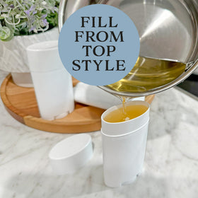 Cornucopia Brands twist-up cap detail supports smooth dispensing.