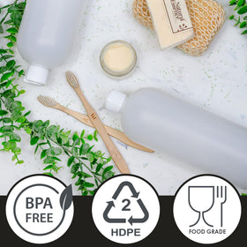 Cornucopia Brands quart size squeeze bottle ideal for large batches.