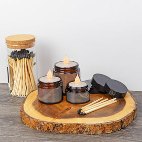 Cornucopia Brands 1oz–4oz jar set shown ready for DIY blends.