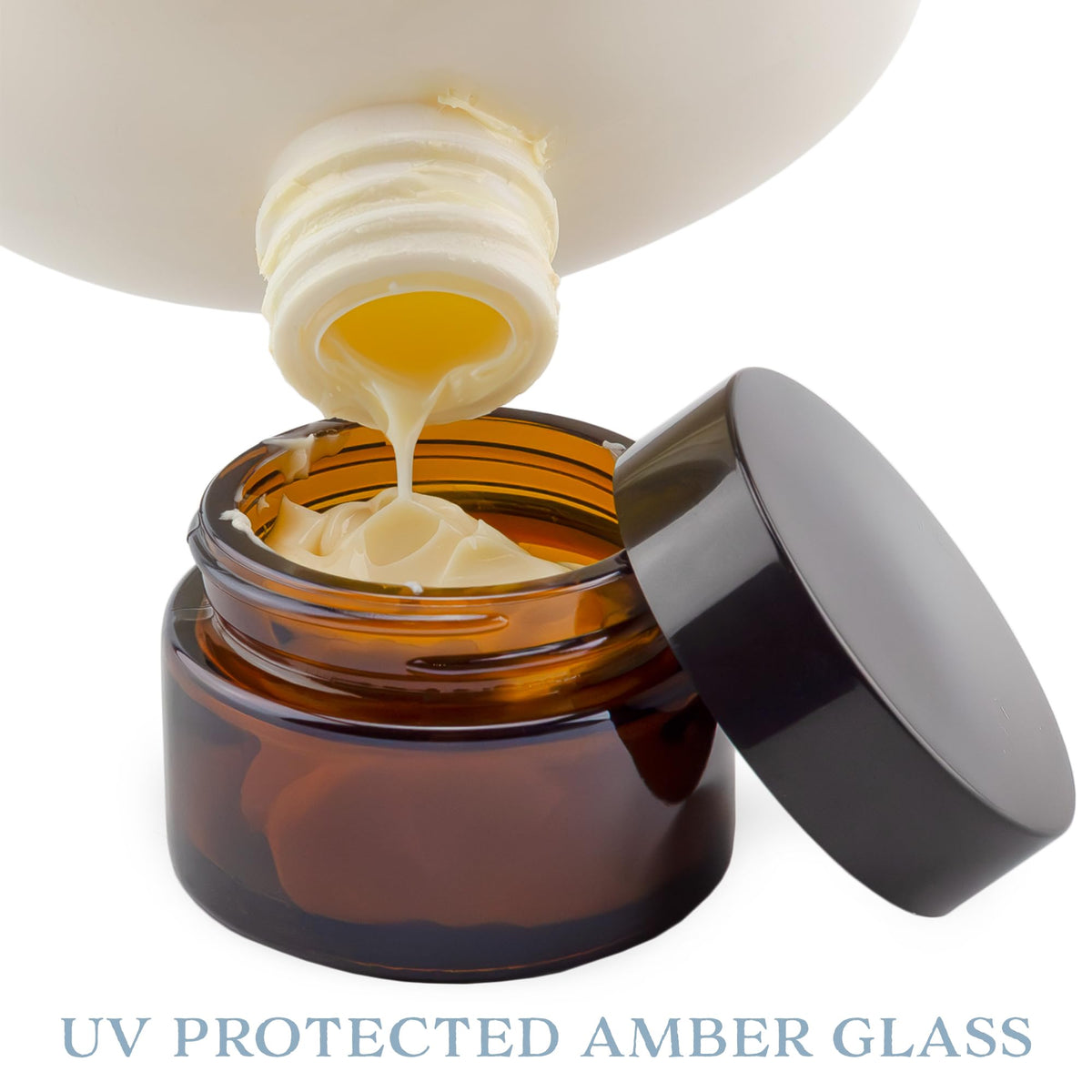 Cornucopia Brands travel-friendly jars ready for cosmetics on the go.