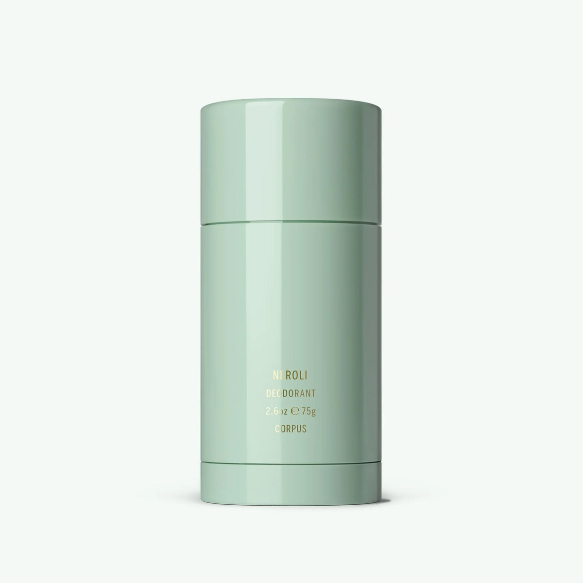 Corpus Neroli deodorant packaging uses recycled materials