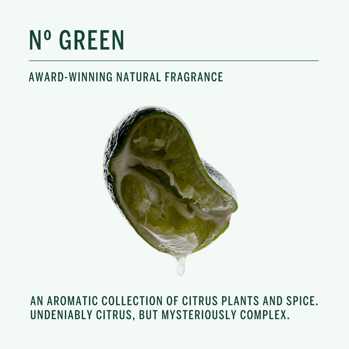 Corpus Nº Green Body Wash citrus-spice scent evokes freshness
