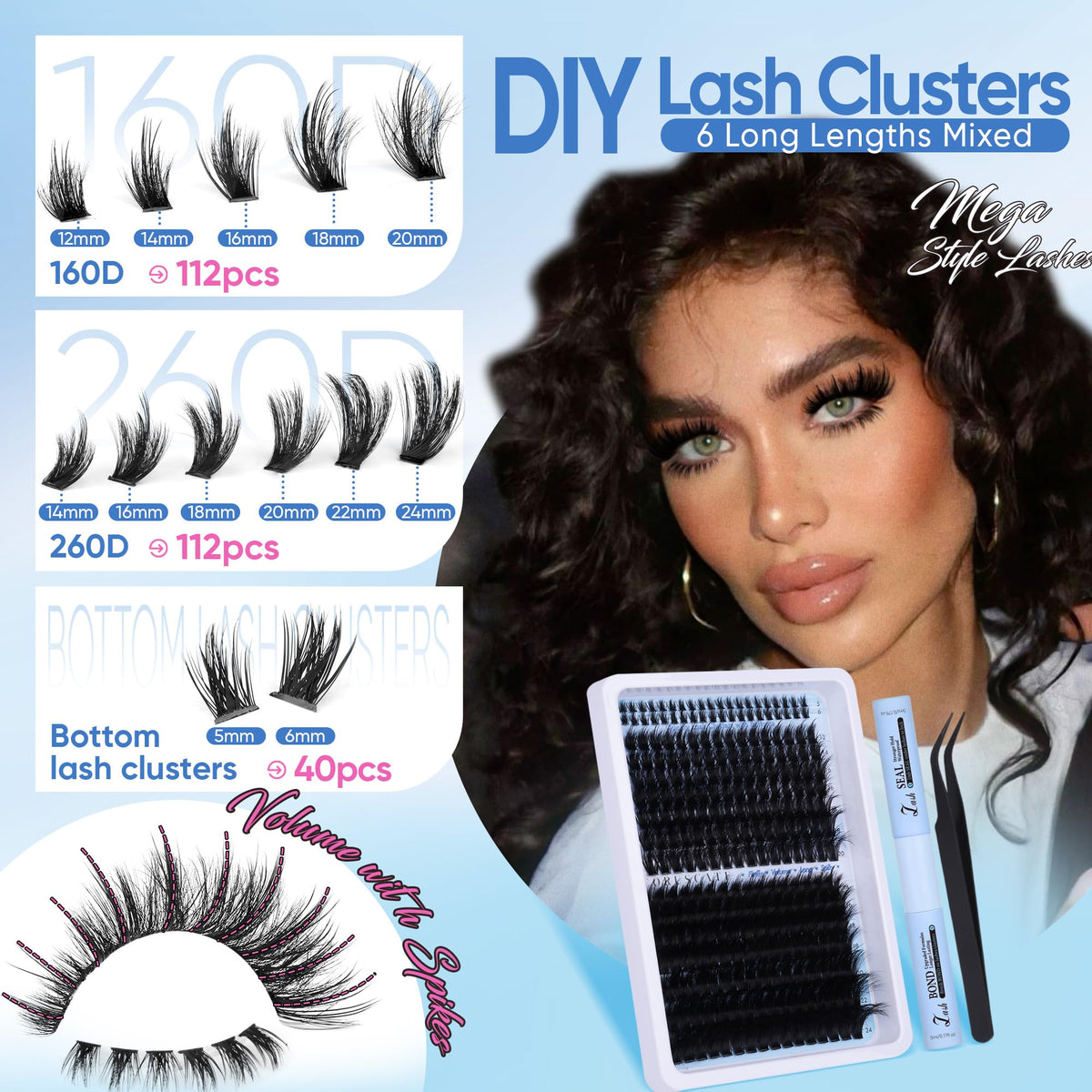 CORUSCATE lash bond and seal 10ml for secure, lasting finish.