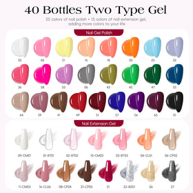 COSCELIA 25-polish color range for quick nail art variety.