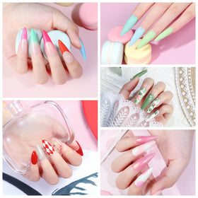 COSCELIA color swatches show 35 colors for nail art inspiration