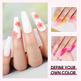 Coscelia decorative powders and rhinestones for unique nail designs