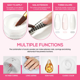 Coscelia false nail tips starter for quick, seamless extension