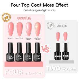 COSCELIA long-wear preview of polished nails