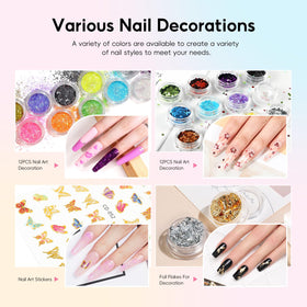 COSCELIA nail stickers for quick decorative designs
