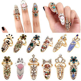 CosCosX party nail ring creates eye-catching shimmer for events.