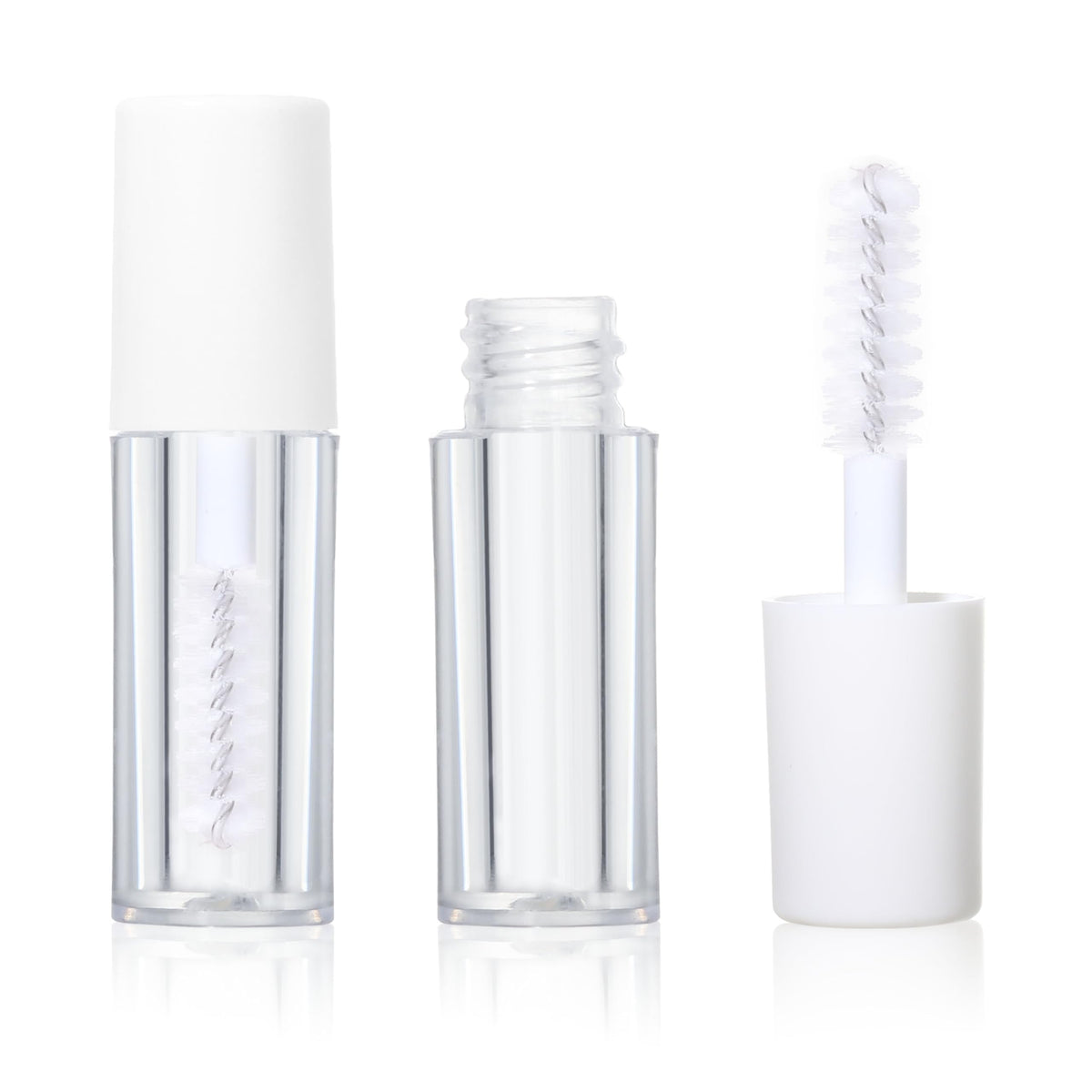 COSIDEA 52pcs empty mascara tubes with wand for convenient sample refills.