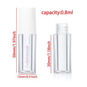 COSIDEA white mini tubes offer compact storage for travel makeup.