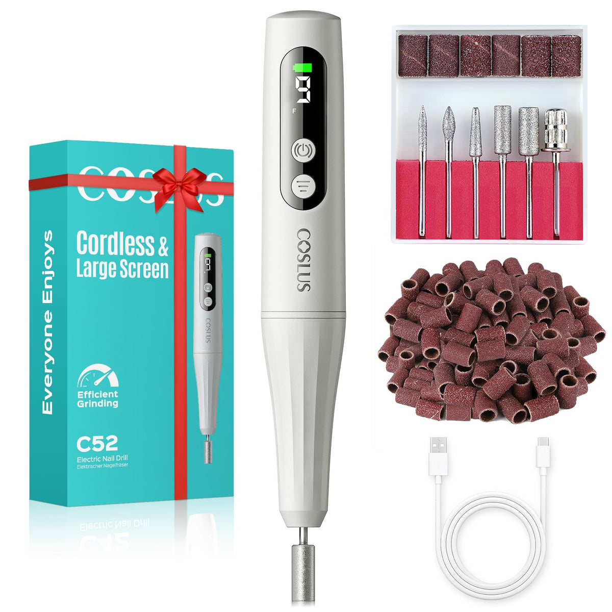 COSLUS C52 with LED display clearly shows speed and battery status for confident adjustments.