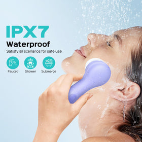 COSLUS Face Scrubber slip-resistant handle ensures a secure grip