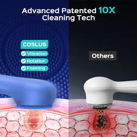 COSLUS FBS03 with 5-speed settings tailored for different skin types.