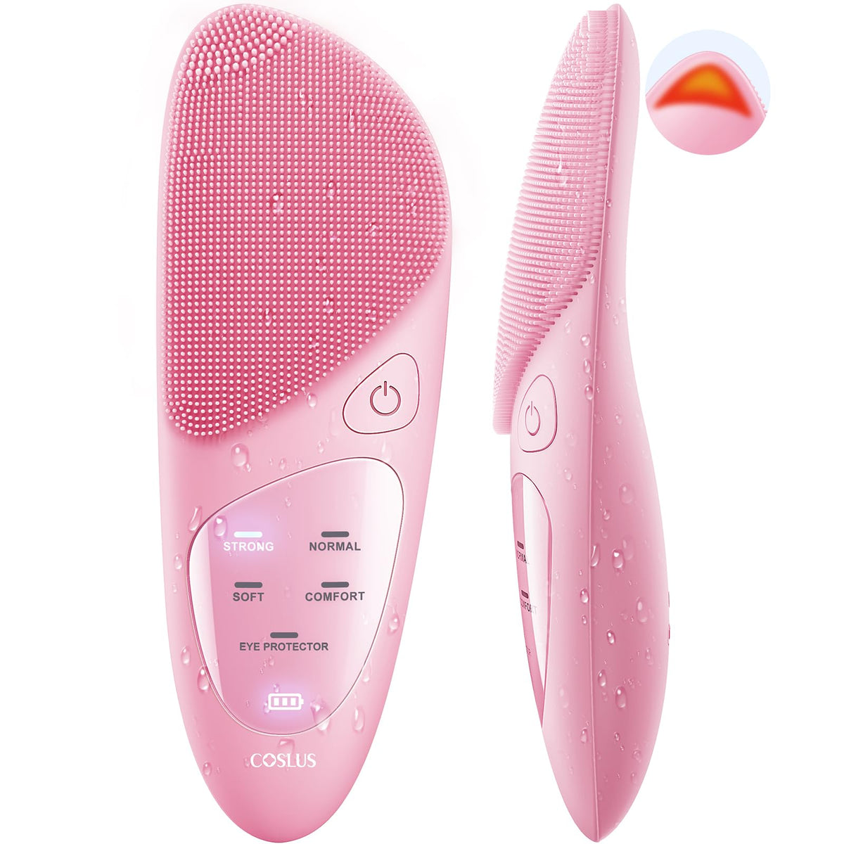 COSLUS JMY05 face scrubber front view for gentle cleansing