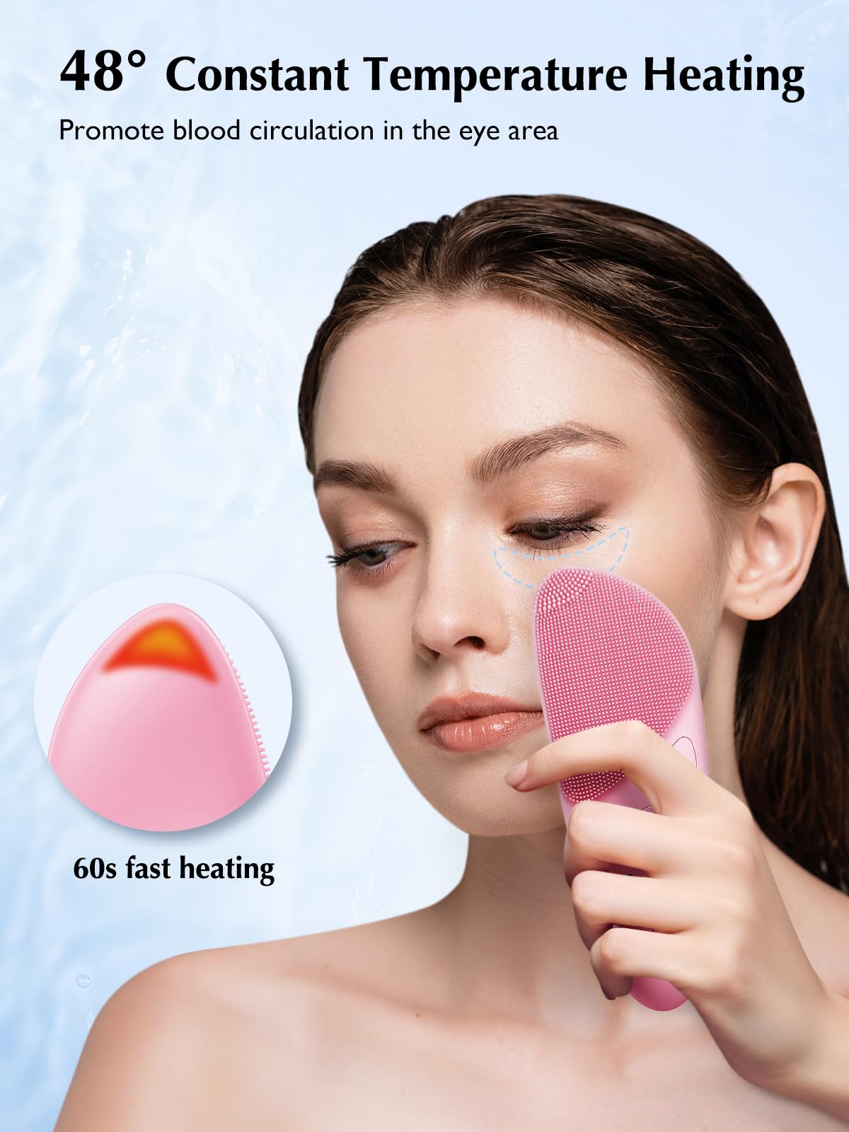 COSLUS JMY05 large-area brush cleans nose and T-zone effectively