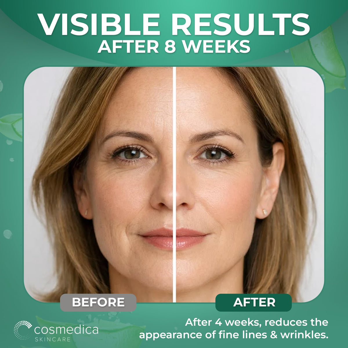 Cosmedica Retinol Serum applying on facial skin during routine