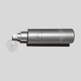 Flat lay of COSMEDIX Benefit Balance Toner with skincare essentials