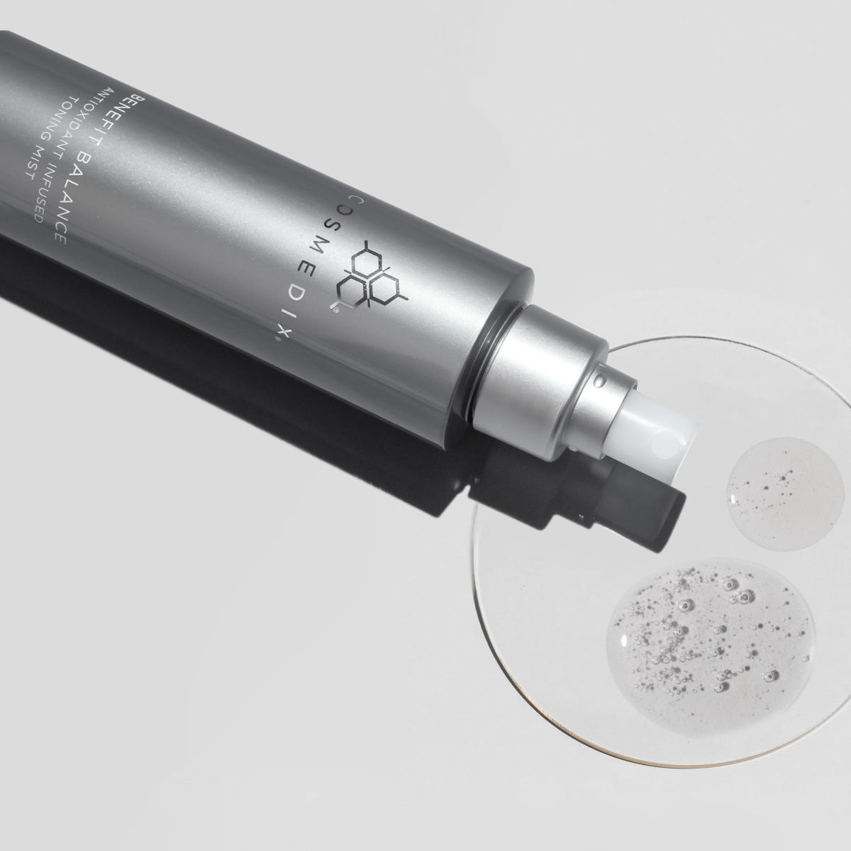 Cosmedix Benefit Balance Toner packaging emphasizing clean, cruelty-free ethos