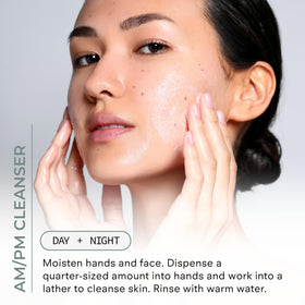 COSMEDIX Benefit Clean makeup removal in action for a clean finish