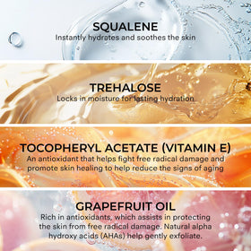 COSMEDIX Peptide-Rich Defense cream swirl demonstrates rich texture and fast absorption.