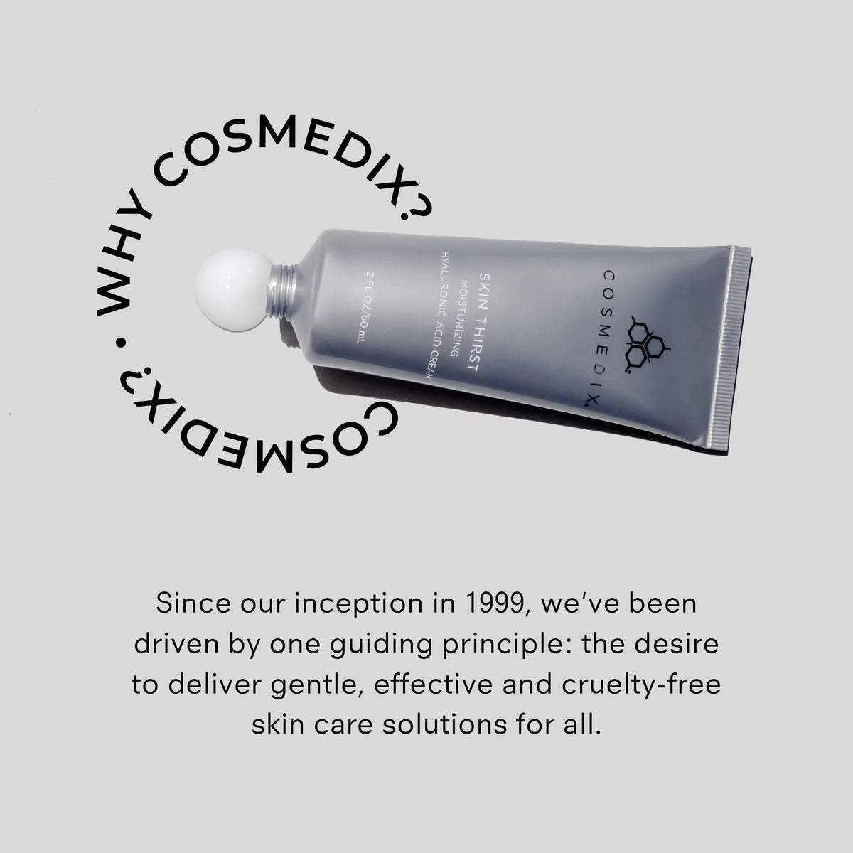 COSMEDIX Skin Thirst PM routine image suggests night-time hydration.