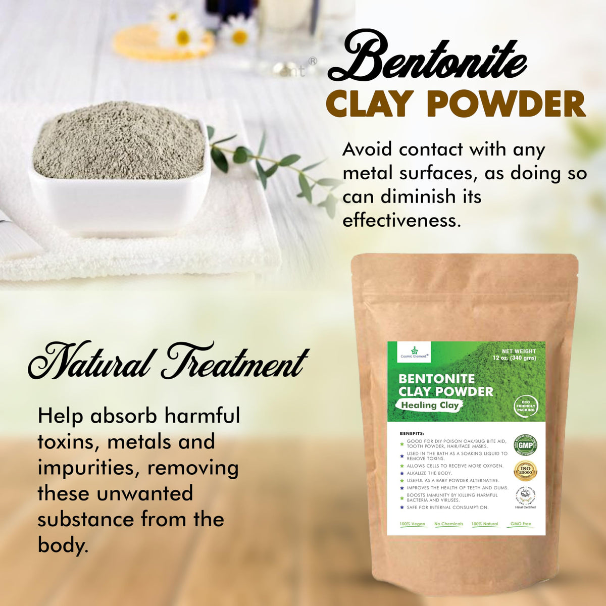 Cosmic Element at-home spa setup image highlights convenient, affordable skincare rituals