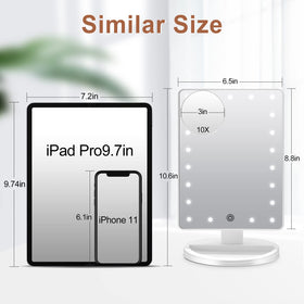 COSMIRROR 180-degree rotation for flexible viewing angles during routine