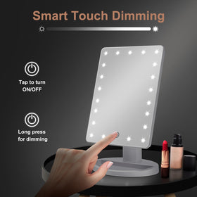 COSMIRROR 21-LED lighting provides true-color illumination in any room