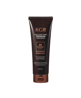 COSMOCOS RG3 Premium Treatment bottle label shows ingredients for informed daily use