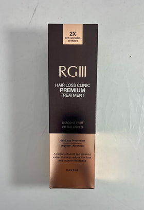 COSMOCOS RG3 Premium Treatment texture close-up shows creamy consistency