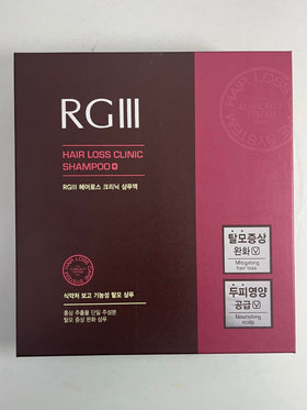 COSMOCOS RGIII packaging shows MFDS approval and cruelty-free claims.